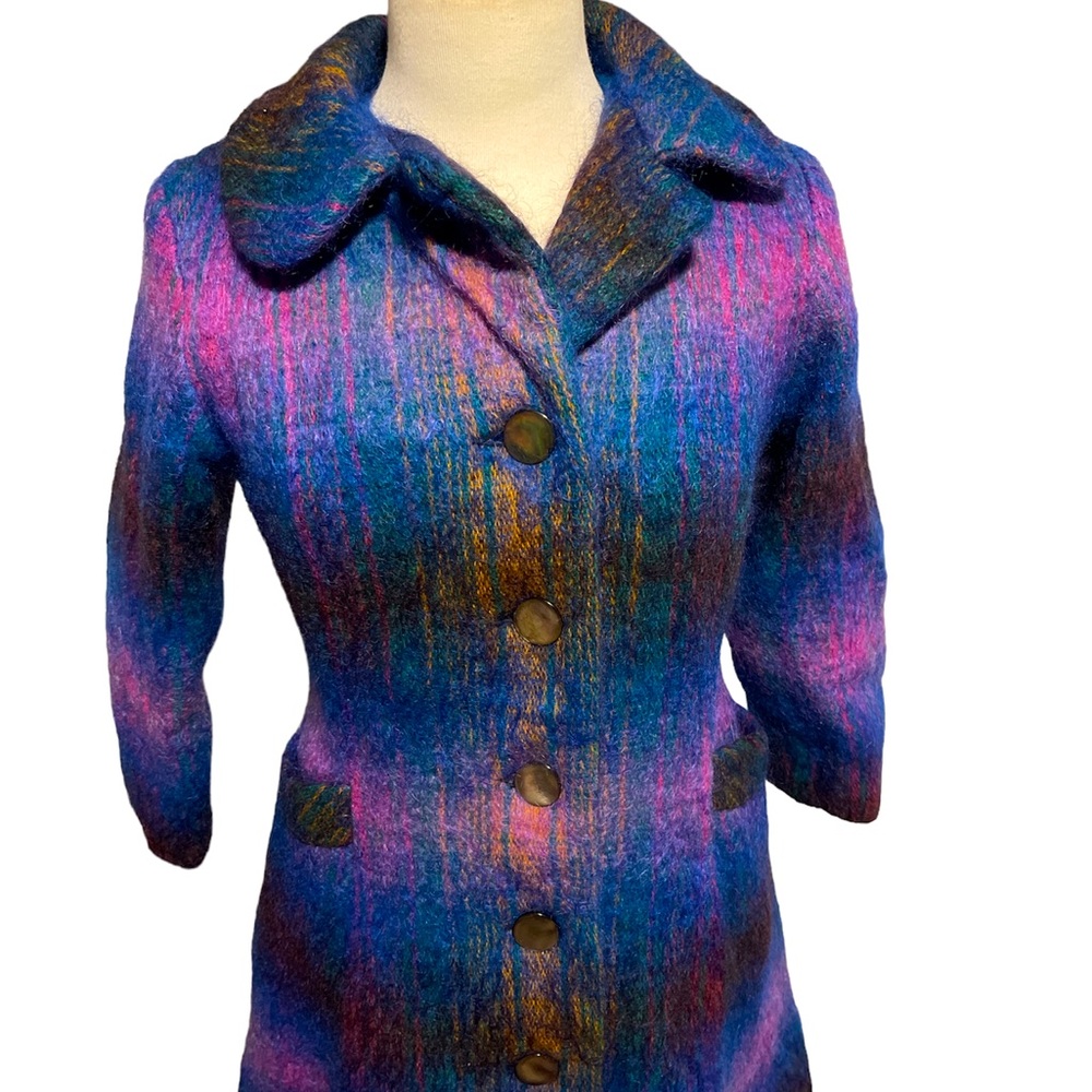 Wool women’s vintage mull hair coat.  Rare